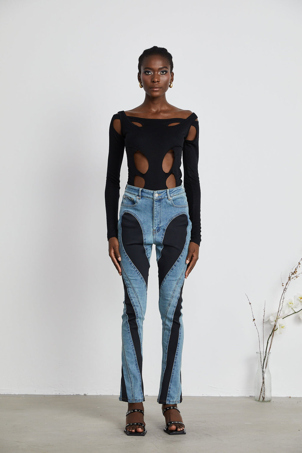 Noémie Spiral Panelli Jean Pantolon
