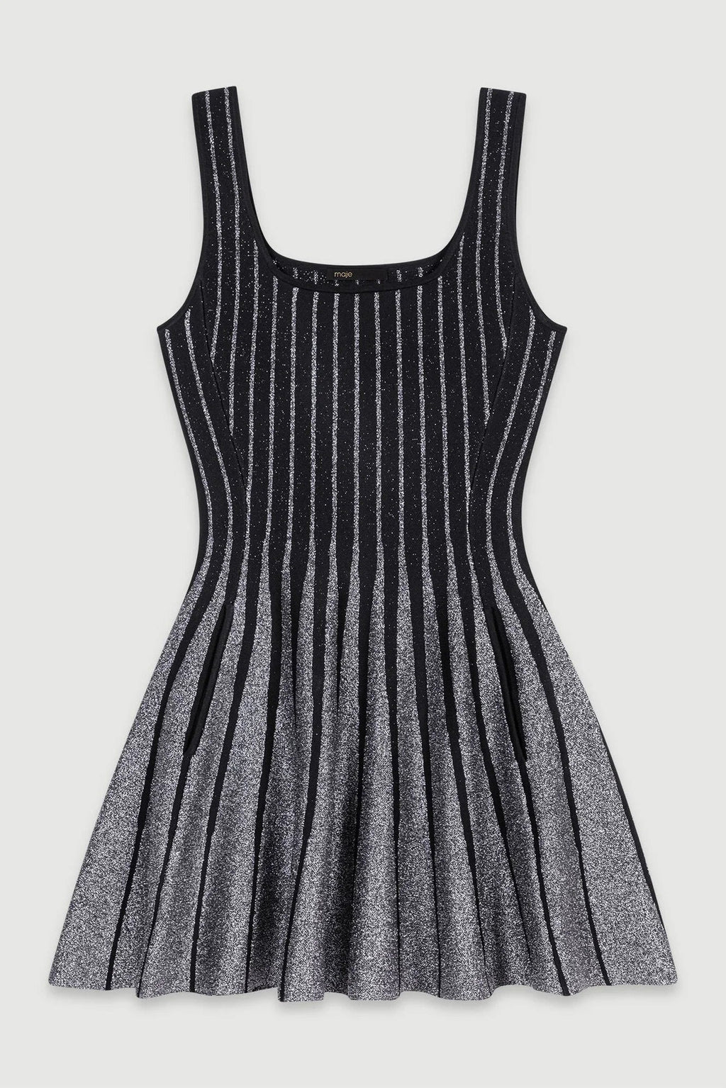 Simli Örgü Mini Elbise