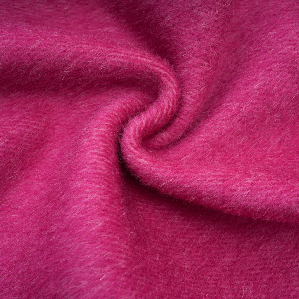 Eleanor Pembe Yün Karışımlı Kaban