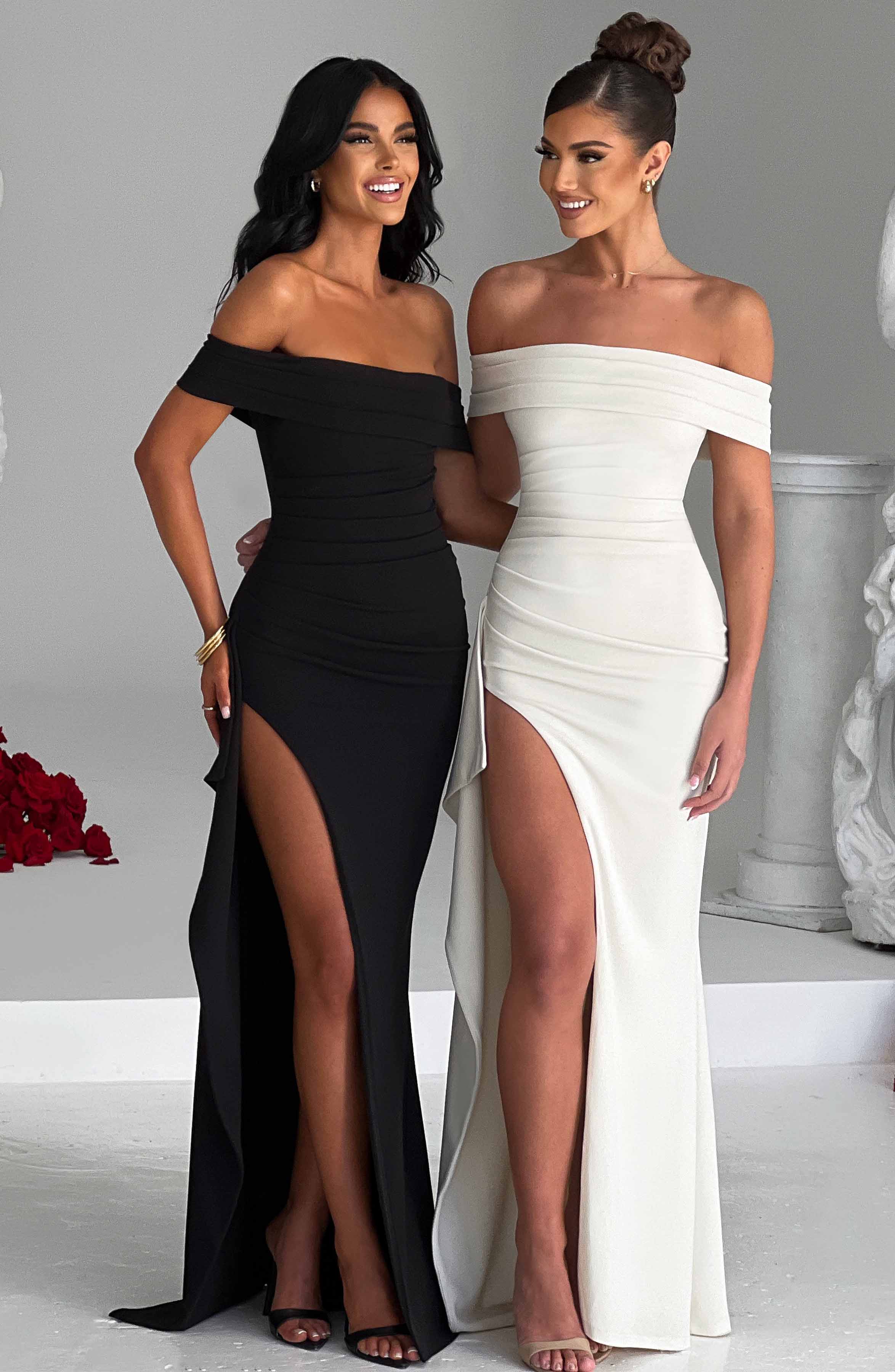 Joyce Maxi Elbise - Siyah
